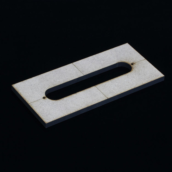 MDF TELE CONTROL CAVITY ROUTER TEMPLATE